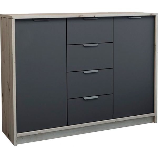 Комод Canyon CN 6 дуб артісан/антрацит