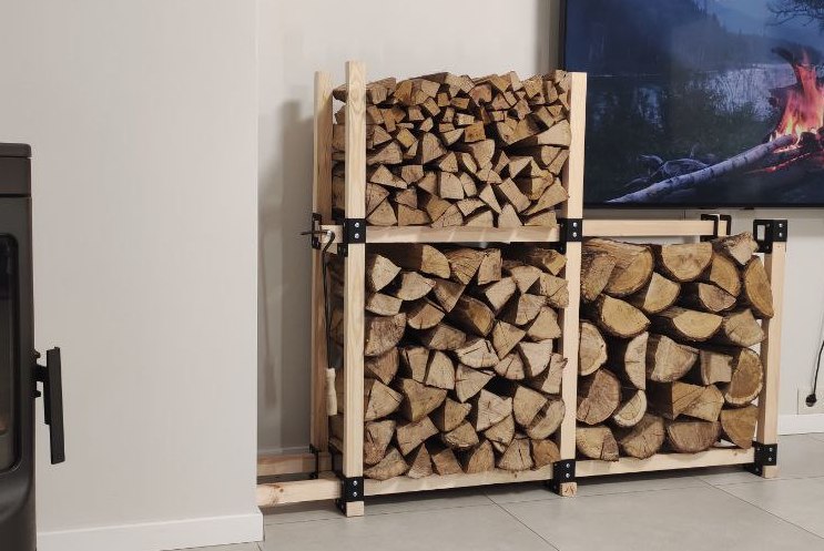 Набор монтажный для бруса 60х40 мм (4 кронштейна + метизы)