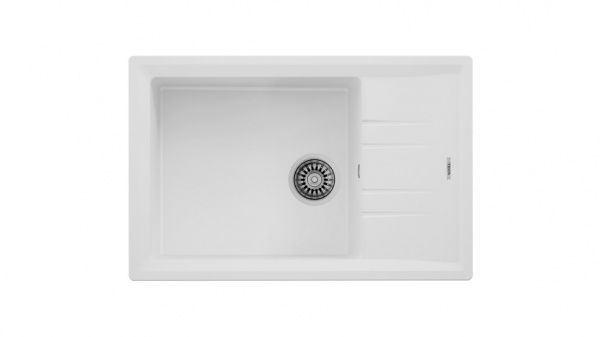 Мойка для кухни Teka Stone 60 S-TG 1B 1D белая 