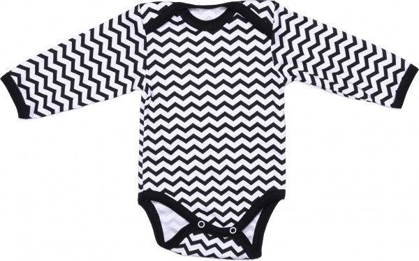 Боди детское Bambinelli зигзаг р.92 черно-белый 