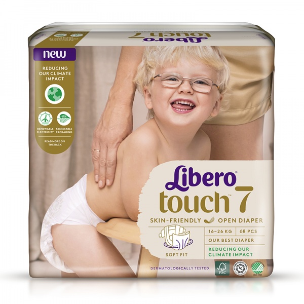 Подгузники Libero Touch 7 16-26 кг 34 шт.