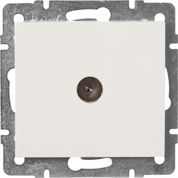 Розетка TV кінцева Lezard Rain крем 703-0388-130