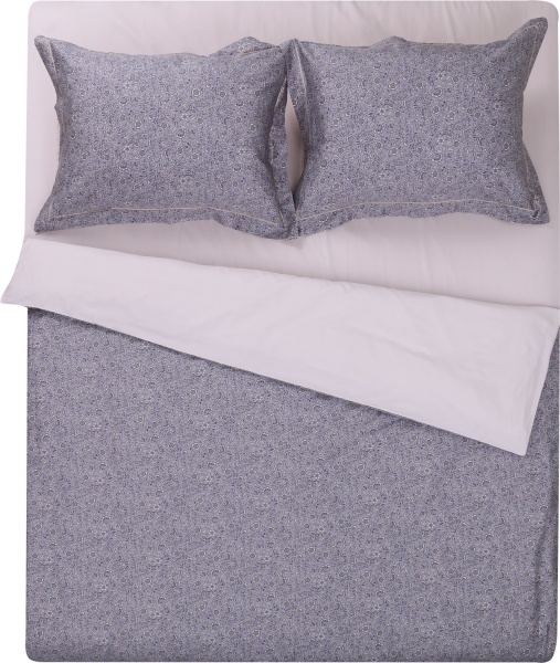 Комплект постельного белья Sintra 2 светло-серый с принтом Lameirinho 