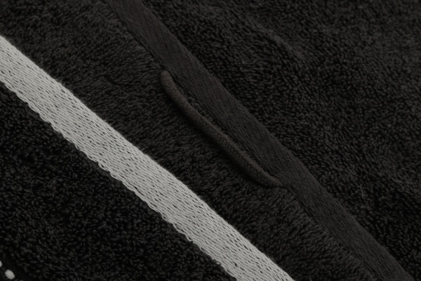 Рушник махровий Aya Tabby 70x140 см графіт La Nuit 