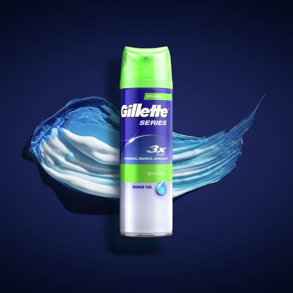 Набор подарочный для мужчин Gillette Series: гель для бритья и бальзам после бритья