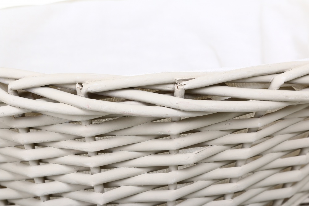 Кошик плетений з текстилем 40х30х14/36 см RL24-23T/1-2