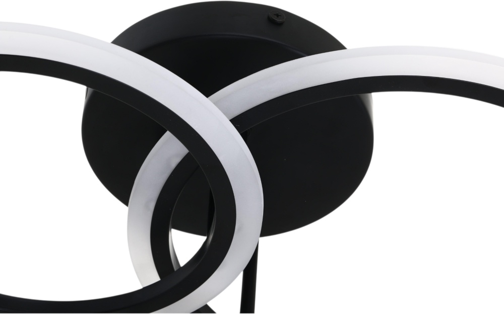 Люстра потолочная Sensio Nicca 38 Вт черный LS-2716B-38W