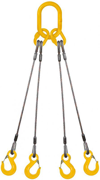 Строп канатный  четирьохвитковой 4СК 6,3х3000 мм