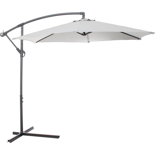 Зонт садовый Indigo FNGD-03 2,7 м серый с наклоном