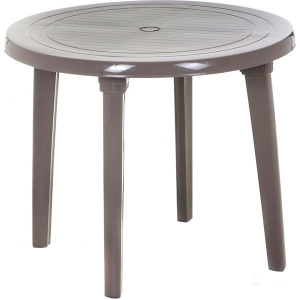 Стол пластиковый Алеана 100011 90x90 см капучино 