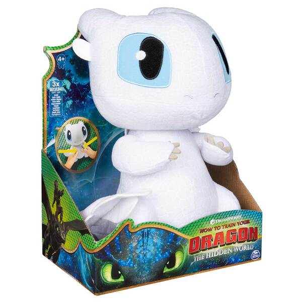 Мягкая игрушка Spin Master Как приручить дракона 3: Дневная Фурия с звуковыми эффектами SM66619/5522 