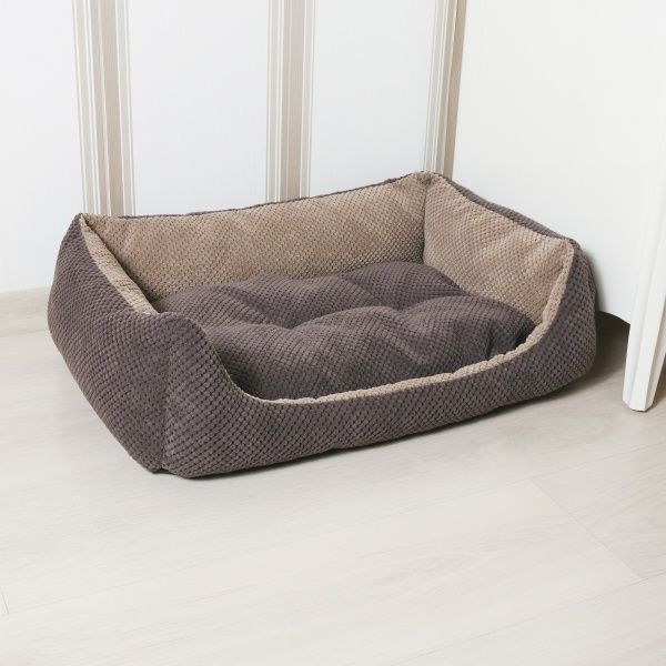 Лежак FX home Armando Brown 45х37х15 см коричневий