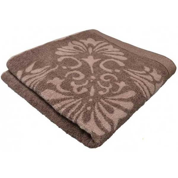 Полотенце Lorenzzo Elegant коричневое 70x140 см