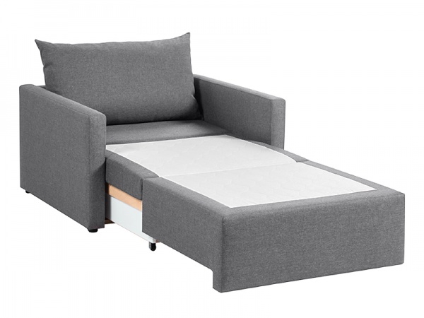 Кресло раскладное Мебель Прогресс Кельн серый 