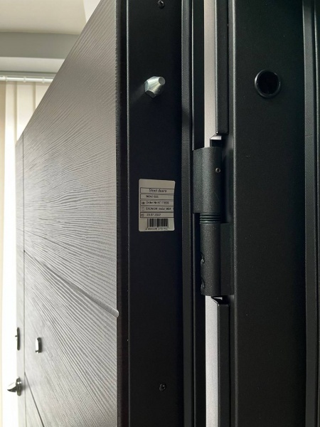 Дверь входная Tarimus Райдо антрацит / венге горизонт темный 2050х860 мм левая