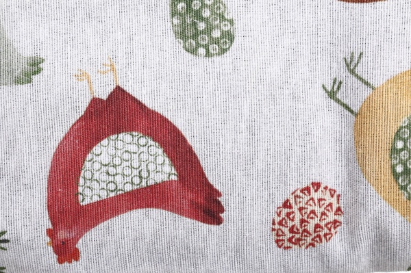 Варежка-прихватка Курочки 15x29 см светло-серый La Nuit 