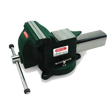 Тиски слесарные Toptul пoвopoтныe 3