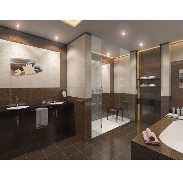 Декор Golden Tile Bali №3 бежевий 250x400 мм