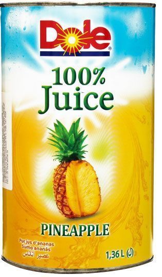 Сок DOLE ананасовый прямого отжима 1,36л 