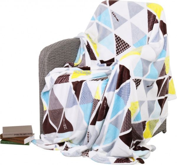 Плед Frannel Triangles 160x200 см разноцветный La Nuit 