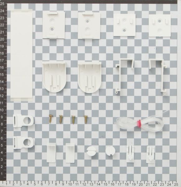 Ролета мини Delfa Премиум Металлик Принт Блейд 57x170 см кремовая 