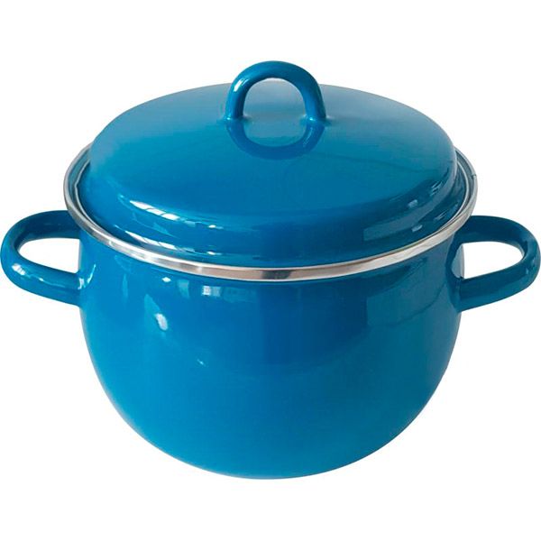 Кастрюля с крышкой эмалированная Аквамарин 2,5 л I19111/4 Idilia