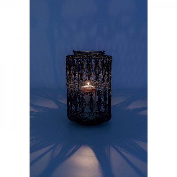 Подсвечник-фонарь Hayat 37 см черный KARE Design