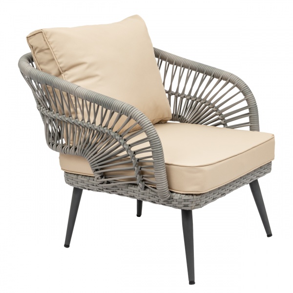 Комплект меблів Nova бежевий із чорним 