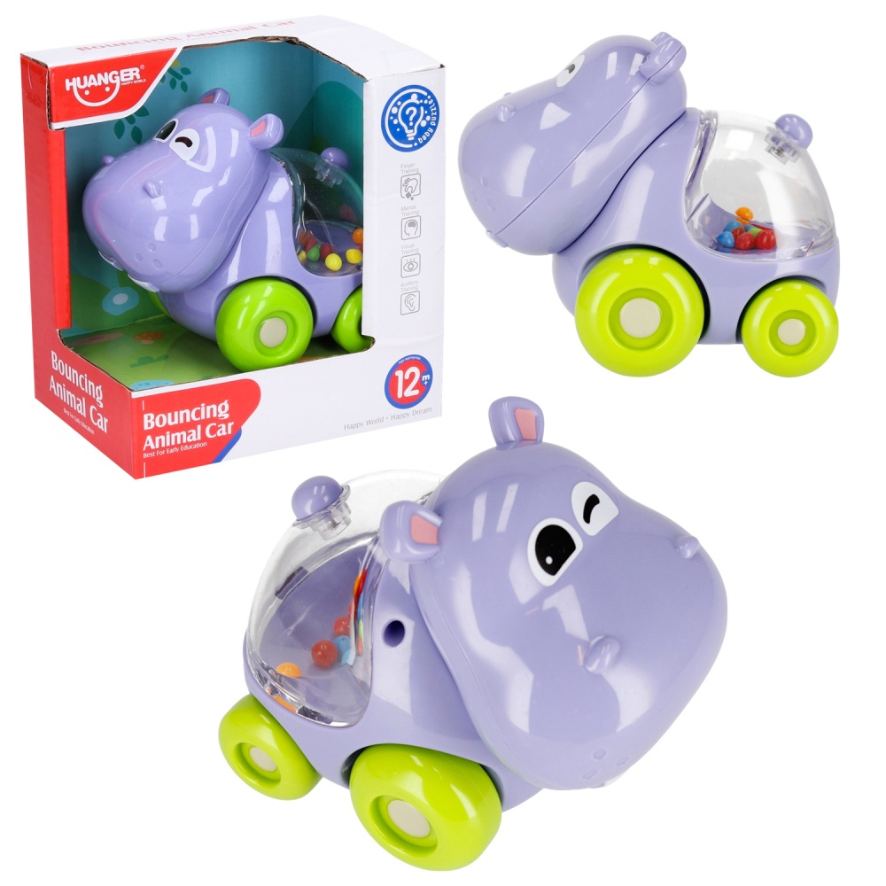 Іграшка-каталка Shantou Бегемот з кульками HE8059