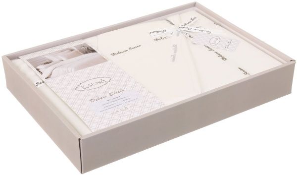 Комплект постельного белья Loft 2 экрю Karna 