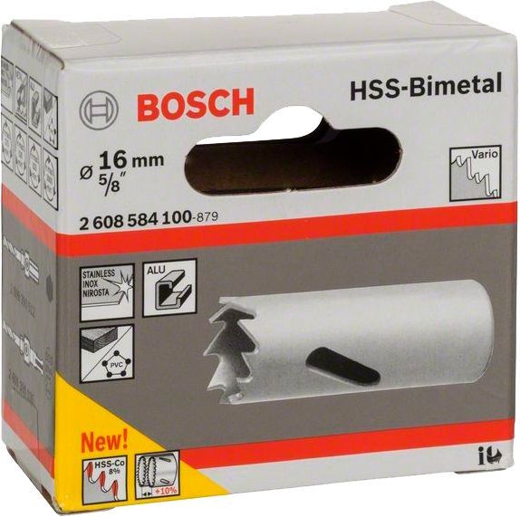 Коронка Bosch Standart HSS Bi-metal 16 мм 2608584100
