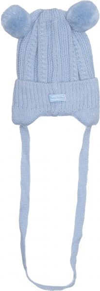 Шапочка дитяча для хлопчика Luna Kids р.36 блакитний 2223 