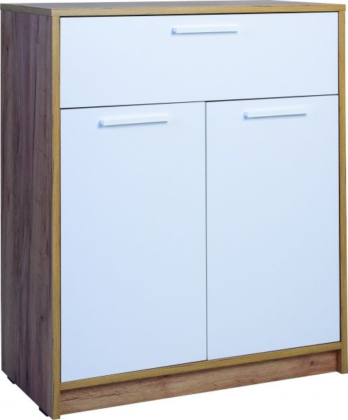 Комод Nowy Styl COTTA 1Ш2Д 710х883х354 дуб золотой/белый 