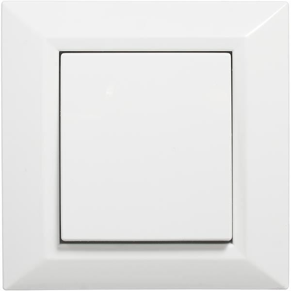 Выключатель одинарный Underprice Vesta белый