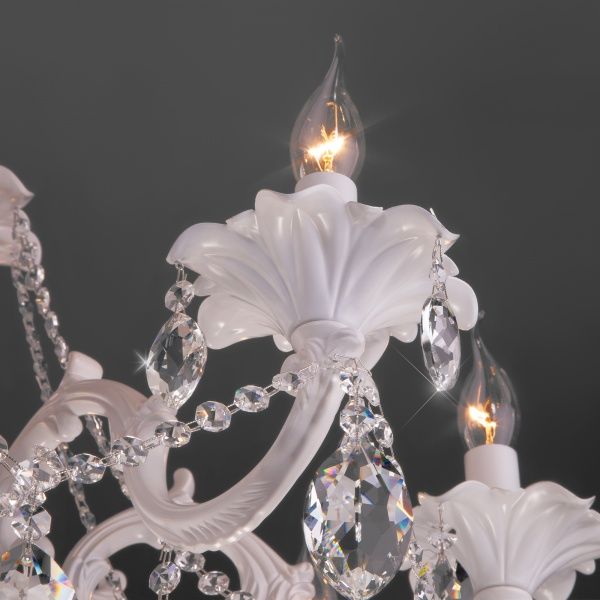 Люстра підвісна Strotskis Veletta 10108/8 8x60 Вт E14 білий 