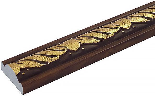 Молдинг Dellos Baget 157-210 лугана темная 2400x30x14мм 