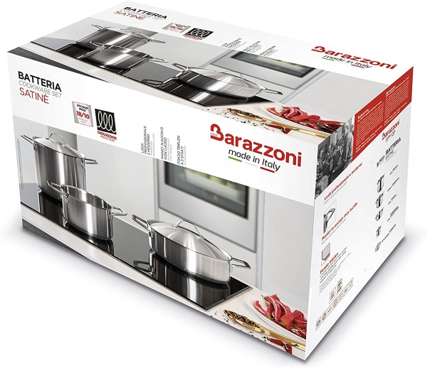 Набор кастрюль Satine 9 предметов (107909) Barazzoni