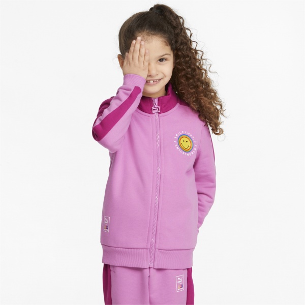 Світшот Puma x SW T7 Track Jacket 53341215 р. 110 рожевий