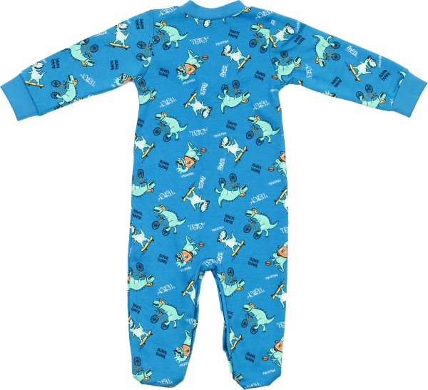 Человечек для мальчика Фламинго ясельный 647-217 р.80 бирюзовый 