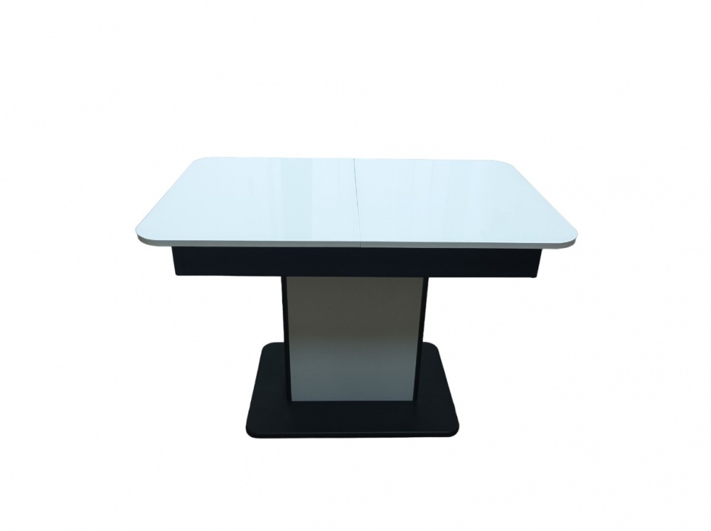 Стол раскладной Бостон-В 1100(1450)x700x740мм белый/графит серый