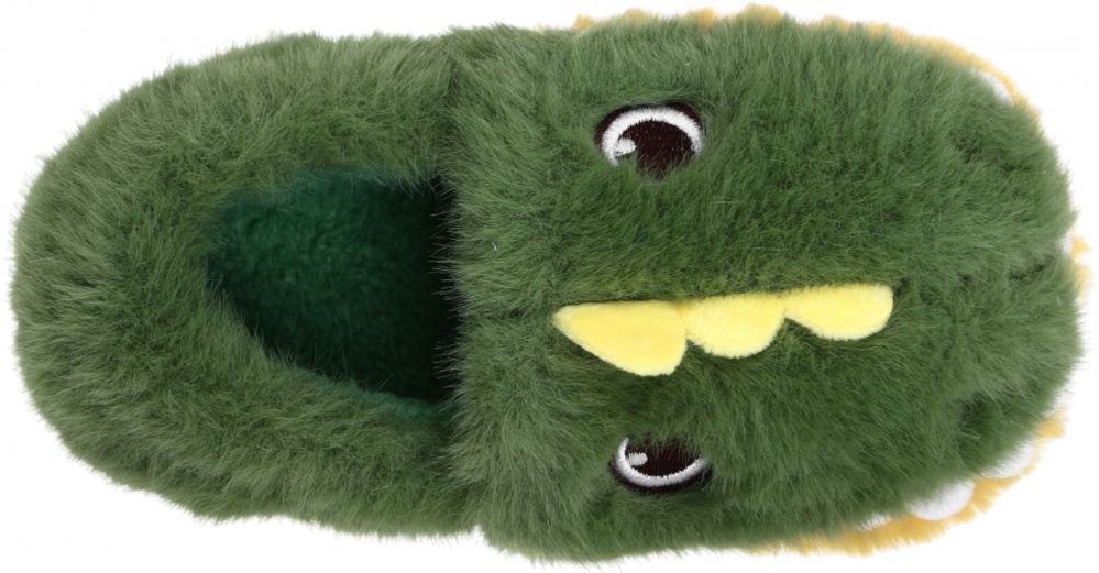 Тапочки для мальчиков HW с аркой Дракон р.24-25 зеленый NULL