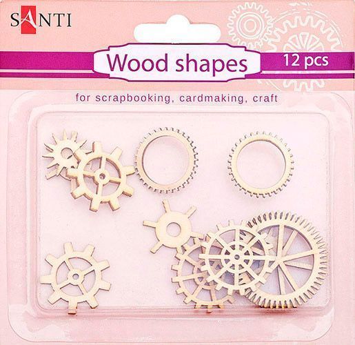 Набор форм деревянные «Механизмы», 12 шт Santi 