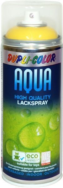 Емаль аерозольна Dupli-Color Aqua RAL 1023 яскраво-жовтий глянець 350 мл