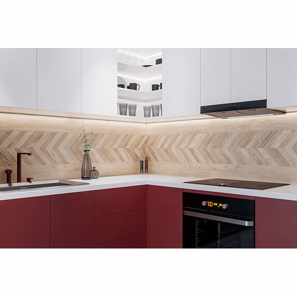 Плитка Golden Tile Wood Chevron бежевий 9L1190 15x90 