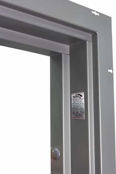 Двері вхідні Булат Гарант 535 бетон антрацит 2050x850 мм ліві