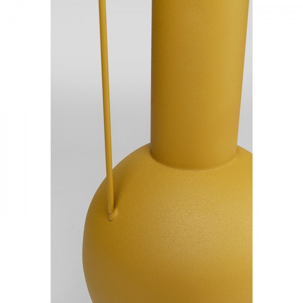 Ваза KARE Design Curvo 58 см желтая 