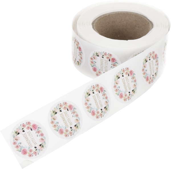 Скотч декоративний Handmade квітковий принт