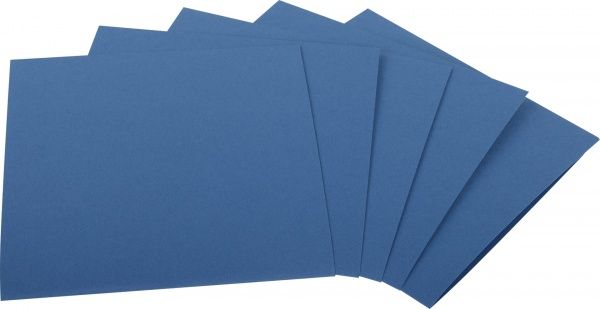 Набір заготовок для листівок 5 шт. 15,5х15,5 см № 10 темно-синій 220 г/м2 