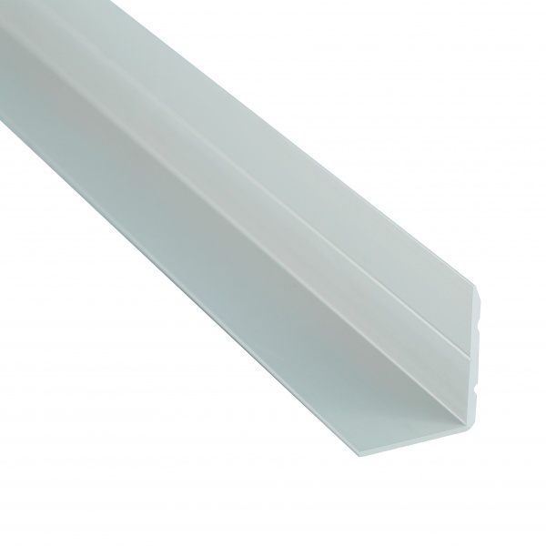 Порожек алюминиевый лестничный 24,5 х 20 мм Braz Line угловой с отверстиями 900 мм дуб персик 