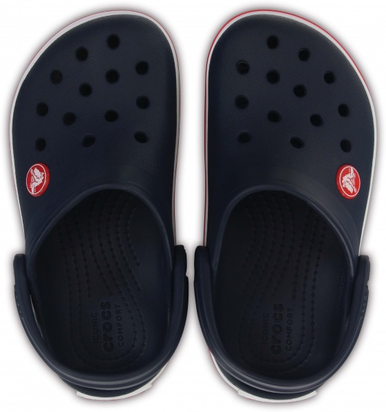 Сабо Crocs CROCBAND CLOG K 204537 204537-485 р.28 красный с голубым